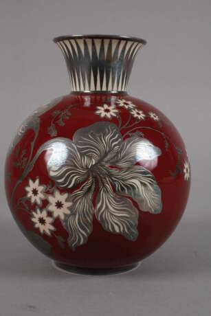 Rosenthal Vase mit Silberoverlay - фото 3