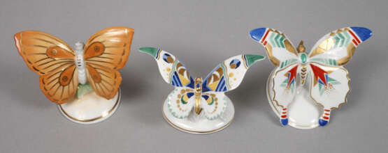 Rosenthal drei Schmetterlinge - Foto 1