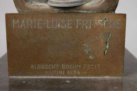 Albrecht Boehm, Büste Marie-Luise Fritsche - фото 5
