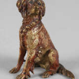 Wiener Bronze sitzender Hund - фото 1