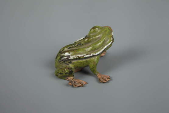Wiener Bronze sitzender Frosch - photo 2