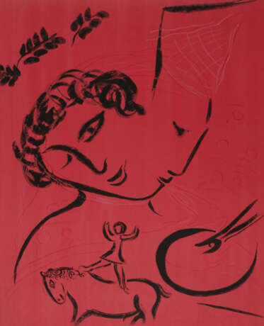 Marc Chagall, Frauenkopf - Foto 1