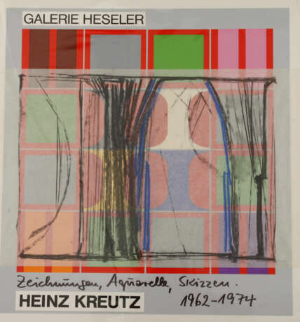 Heinz Kreutz, Plakatentwurf - фото 1