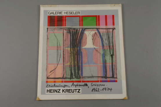 Heinz Kreutz, Plakatentwurf - фото 2