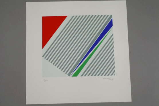 Howard Mehring, Geometrische Komposition - Foto 4