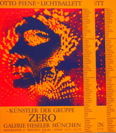 Prof. Otto Piene, Paar originalgraphische Plakate - фото 1