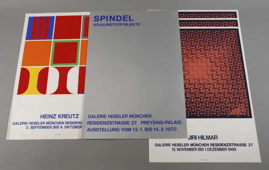 Originalgraphische Plakate der Galerie Heseler - photo 1
