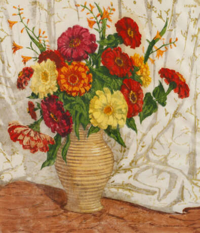 Martin Erich Philipp, "Zinnien" - photo 1