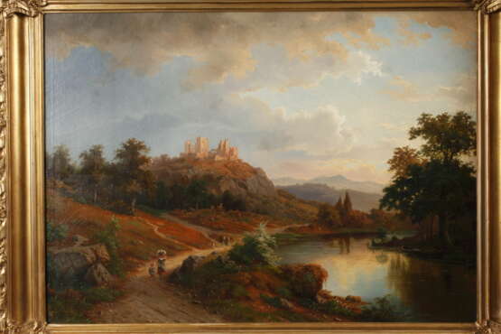 Carl Ludwig Schmitz, Romantische Landschaft mit Burgruine - фото 2