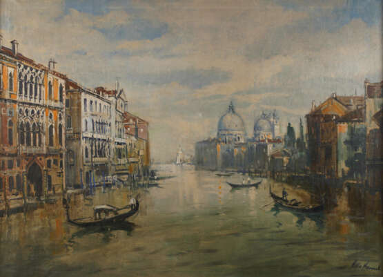 Prof. Otto Hamel, Canal Grande in Venedig - photo 1