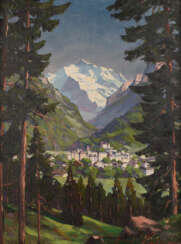 Leonore Hiller-Baumann, Alpenpanorama
