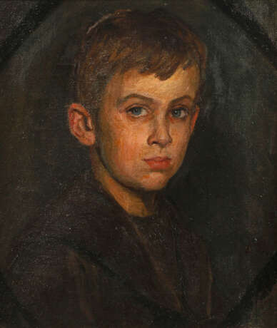 Franz Georg Kleber, zugeschrieben, Jungenportrait - фото 1