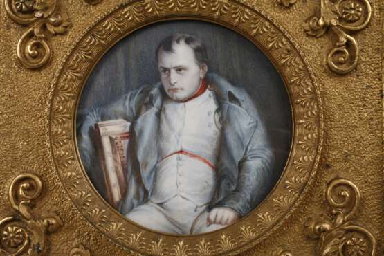 Elfenbeinminiatur Napoleon Bonaparte - photo 2