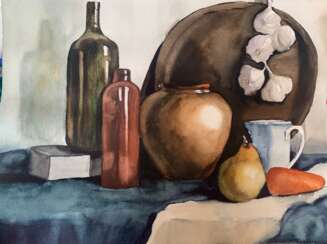 Still life with pear