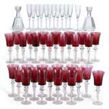 Baccarat Glasshouse. ASSEMBLED FRENCH (BACCARAT AND ST. LOUIS) GLASS PART STEMWARE SERVICE - фото 1