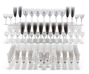 ASSEMBLED ST. LOUIS GLASS PART STEMWARE SERVICE