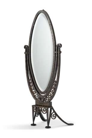 FRENCH WROUGHT-IRON TABLETOP CHEVAL MIRROR - фото 3