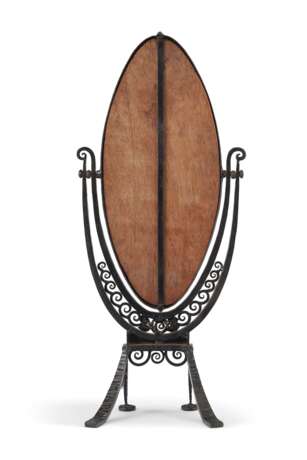 FRENCH WROUGHT-IRON TABLETOP CHEVAL MIRROR - photo 4