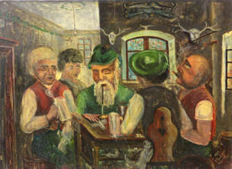 Kartenspieler - Trenkler, Karl 1923