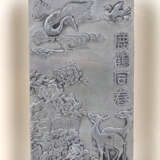 gerahmte Reliefplatte China - фото 2