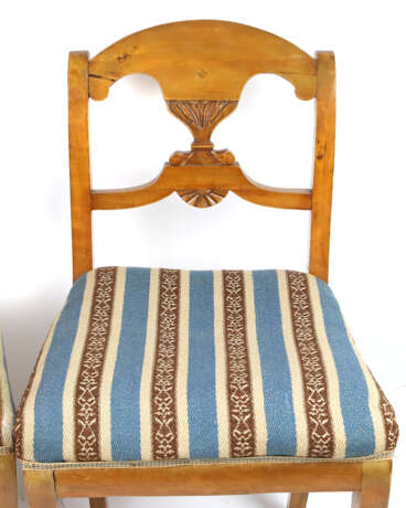 Biedermeier Stuhl Paar um 1840 - Foto 2