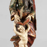 Geschnitzte Heiligenfigur - Foto 1