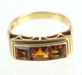Madeira Citrin Ring - Gelbgold 585