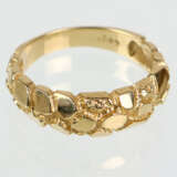 Gold Nugget Ring - Gelbgold 585 - фото 1