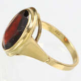 Granat Ring - Gelbgold 333 - Foto 2