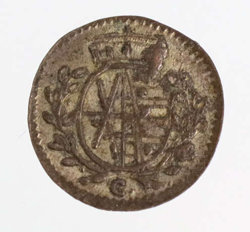 1 Pfennig Sachsen 1765C - фото 2