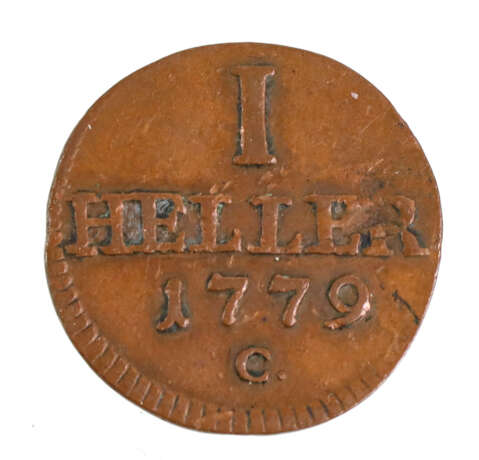 1 Heller Sachsen 1779C - photo 1