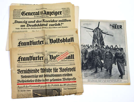 Posten Zeitungen 1937/44 - Foto 1
