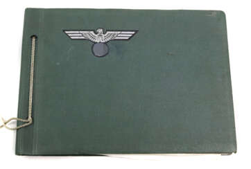 Militär Album mit Reichsadler