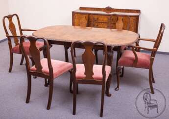 dining room set of furniture of the XX century