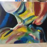 Поцелуй Canvas on the subframe Oil paint Impressionism 2020 - photo 1