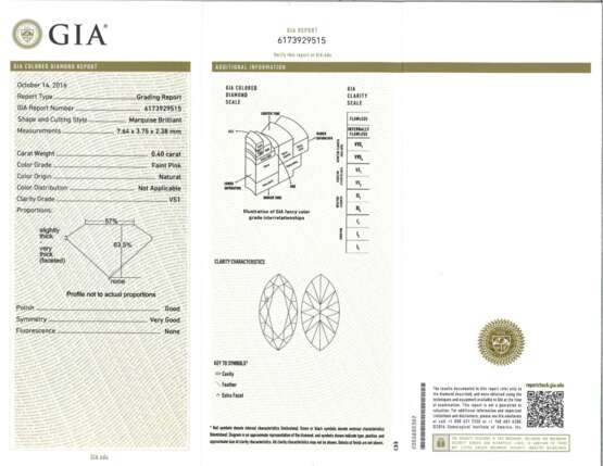 MULTI-COLORED DIAMOND RING WITH GIA REPORTS - photo 6