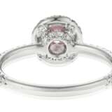 FANCY PURPLISH PINK DIAMOND RING OF 0.64 CARAT WITH GIA REPORT - photo 3