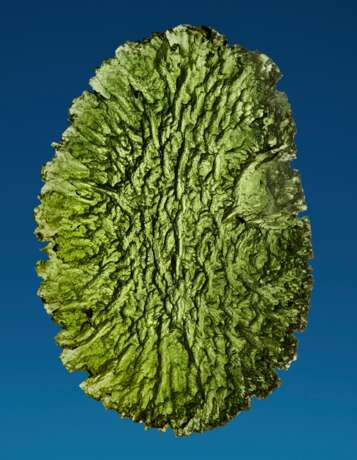 MOLDAVITE — WHEN EARTH AND ASTEROID COLLIDE AND CREATE GLASS - фото 1