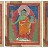 A GROUP OF NINETEEN SMALL PAINTED THANGKAS - photo 5