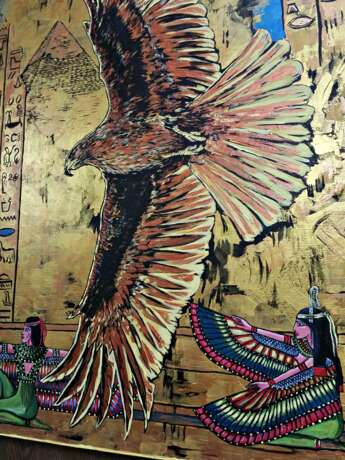 Интерьерная картина, Картина «Крылья», Холст на подрамнике, Акриловые краски, Анималистика, 2020 г. - фото 7