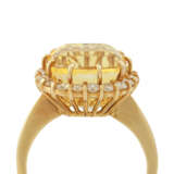 JACOBI Ring mit gelbem Saphir von ca. 12,21 ct (punziert) - photo 6