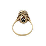 Ring mit 3 Altschliffdiamanten, zusammen ca. 0,4 ct, - фото 4