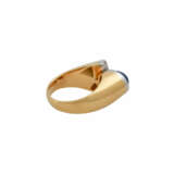 Ring mit Saphircabochon ca. 4 ct, - Foto 3