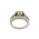 Ring mit Diamant im Prinzessschliff von ca. 1,52 ct (punziert) - Foto 4