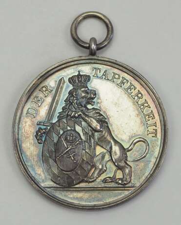 Bayern: Militärverdienstmedaille, Max Joseph I., in Silber. - Foto 2