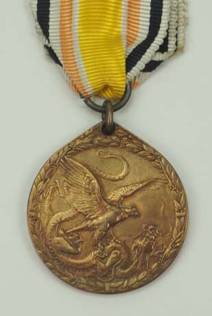 Deutsches Reich: China-Denkmünze, in Bronze. - Foto 1