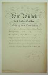 Preussen: Roter Adler Orden, Großkreuz mit Eichenlaub Urkunde für den General der Infanterie Adolph von Rosenberg-Gruszczynski.