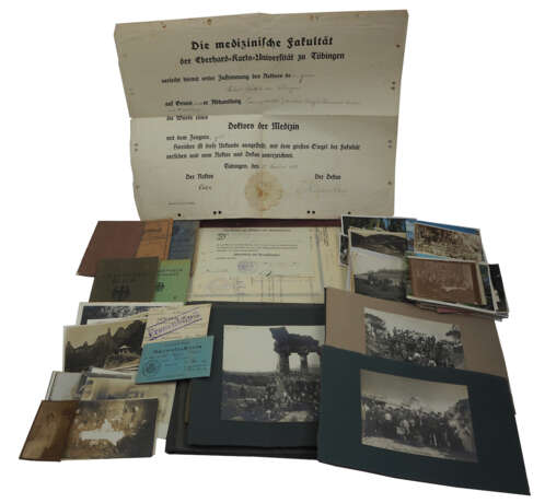 Dokumenten- und Fotonachlass eines Mediziners, Weltkriegs-Veteranen der nach Brasilien auswanderte. - Foto 1