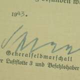 Eisernes Kreuz, 1939, 1. Klasse Urkunde für einen vermißten Leutnant. - photo 2