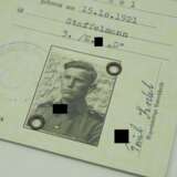 SS-Ausweis eines Staffelmann der 3./ E. SS "D". - фото 2